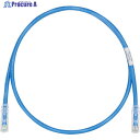 PANDUIT カテゴリ6UTPパッチコード 1m 青 UTPSP1MBUY 1本 ▼818-0836