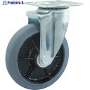 TRUSCO キャスター TYSシリーズ 自在 グレーゴム車100mm TYS-100G 1個 ▼819-5382