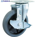 TRUSCO キャスター TYSシリーズ 自在 SP付 グレーゴム車100mm TYSB-100G 1個 ▼819-5385