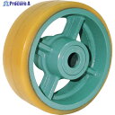 ヨドノ 鋳物重荷重用ウレタン車輪ベアリング入 UHB100X65 UHB100X65 1個 ▼835-3196