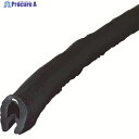 TRUSCO ワンタッチガスケット 2m PVC 芯材入り 板厚1.6mmまで 縦取り付け WP-A3-2M-BK 1巻 ▼116-4934