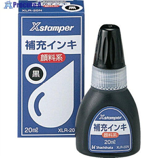 シヤチハタ 顔料系インキ20ML 黒 XLR-20N-4 1個 ▼124-5205 シヤチハタ 顔料系インキ20ML 黒 XLR-20N-4 1個 ▼124-5205
