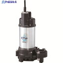 川本 排水用樹脂製水中ポンプ(汚水用) WUP4-505-0.75 1台 ▼171-7396