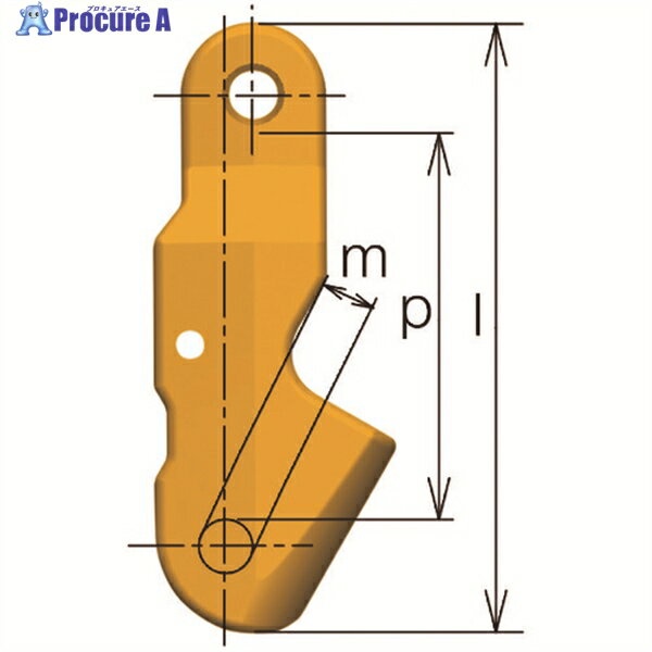 KITO チェンスリング カナグ部材(ピンタイプ) ショートニングクラッチVWW 基本使用荷重1.5t VWW07 1個 ..
