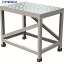 TRUSCO アルミ製溶接一体構造型作業台 縞板タイプ 一段(完成品) W600×D400×H500 WTDBC-6450 1台 ▼207-4494