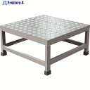 TRUSCO アルミ製溶接一体構造型作業台 縞板タイプ 一段(完成品) W600×D600×H300 WTDBC-6630 1台 ▼207-4496
