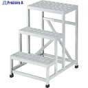 TRUSCO アルミ製溶接一体構造型作業台 三段縞板タイプ(完成品) W600×D800×H750 WTDBC3-6875 1台 ◇▼256-2613