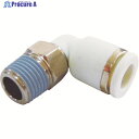 CONVUM メイルエルボ 適合チューブ外径4mm 接続口径M5×0.8 WPL04-M5 1個 ▼363-7433