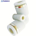 CONVUM チューブ継手 ユニオン エルボ 適合チューブ外径D:4×4mm WPUL04 1個 ▼363-7999