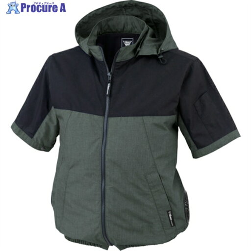 XEBEC 空調服半袖ブルゾンXE98026-661-L 杢グリーン XE98026-661-L 1着 ▼369-0367 XEBEC 空調服半袖ブルゾンXE98026-661-L 杢グリーン XE98026-661-L 1着 ▼369-0367