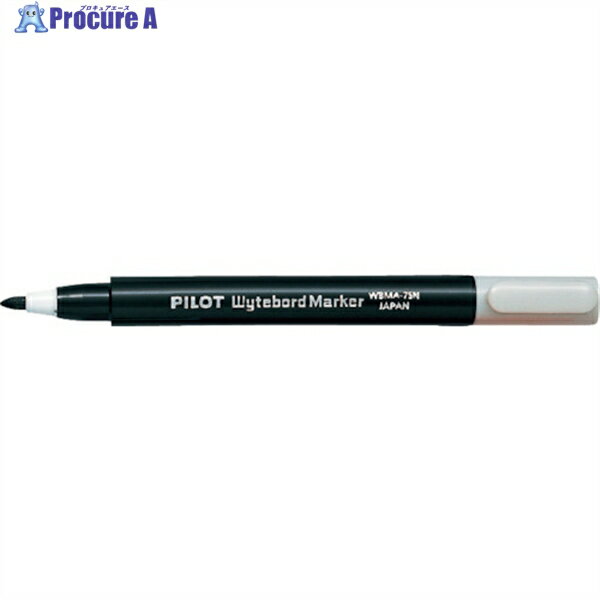 PILOT ホワイトボードマーカー 細字・小型 ブラック WBMA-7SN-B 1本 ▼369-8207