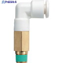 潤工社 ワンタッチ継手Wシリーズ ロングエルボ 6mm PT1/4 WLL-06-02 1個 ▼383-9879