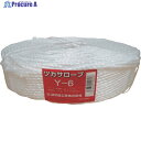 ツカサ PP融着三本撚ロープ(ツカサロープ)Y-6 Y-6 1巻 ▼398-2157