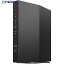 BUFFALO 無線LAN親機 11ax/ac/n/a/g/b 2401+573Mbps ブラック WSR-3000AX4P-BK 1個 ▼612-4723