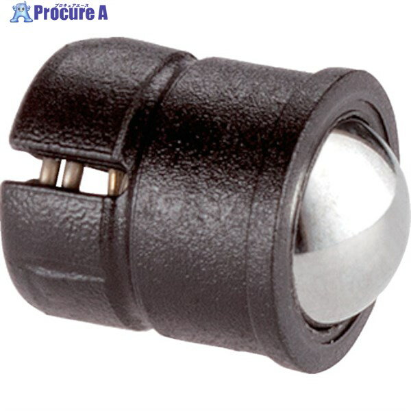 HALDER スプリングプランジャ 平滑タイプ カラー付 樹脂ステンレス鋼 22080.0705 1個 ▼108-0219