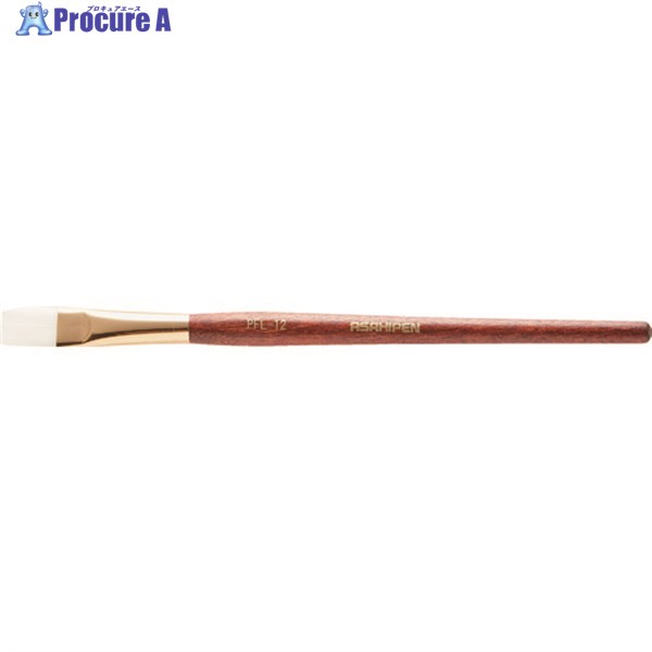 アサヒペン ポスター平筆 #12 PFL-12 全長190mm 224071 1本 ▼131-9585