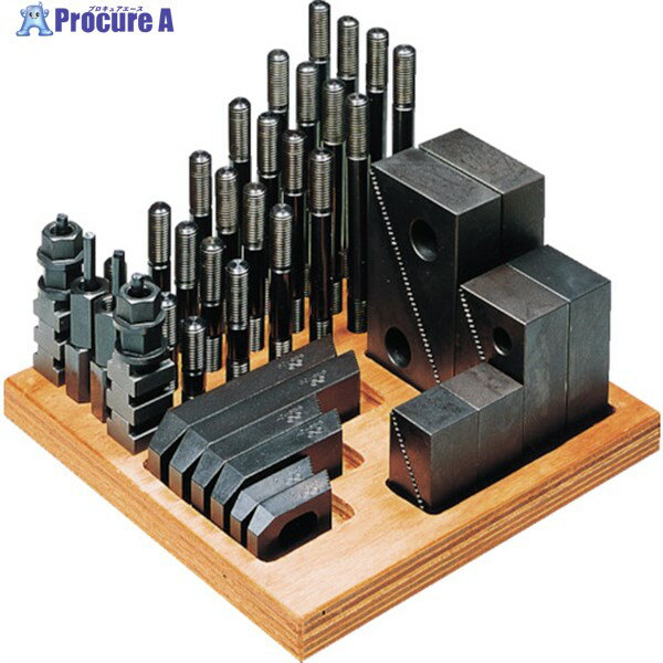 SUPER ステップクランプキット(M18、T溝巾20) 2018-CK 1S ▼176-2150 【送料都度見積】※車上渡し ●YA513