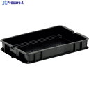 サンコー 導電性ボックス型コンテナ 201323 サンボックス#3-3(導電) 20132300BK 1個 ▼268-1232