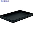 サンコー 導電性ボックス型コンテナ 200440 サンボックス#4-3B(導電) 20044000BK 1個 ▼268-1255