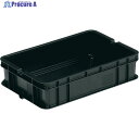 サンコー 導電性ボックス型コンテナ 200492 サンボックス#5-4(導電) 20049200BK 1個 ▼268-2749