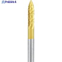 ナカニシ チタンコート超硬カッター 砲弾型 ダブルカット φ3×13×軸φ3 21262 1本 ▼311-1971