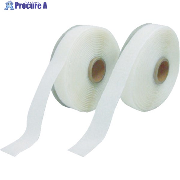 Shinwa マジクロボンド オス 強粘着付 50mm×1m 白 1K2LUC-501-W 1巻 ▼366-6263