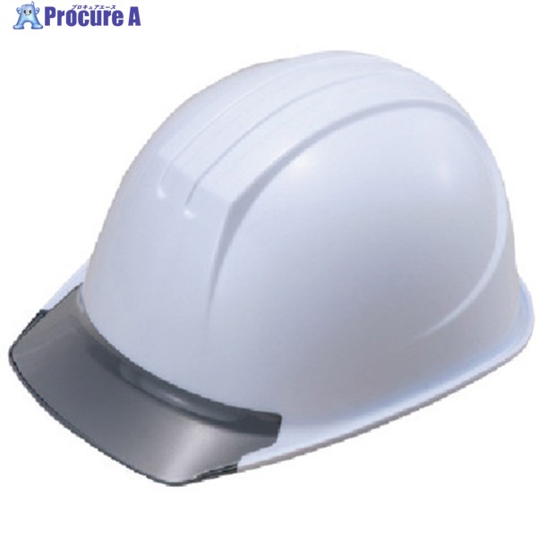 タニザワ エアライト搭載ヘルメット(PC製・透明ひさし型) ST#161-JZV(EPA) 帽体色 ホワイト 161-JZV-V2..