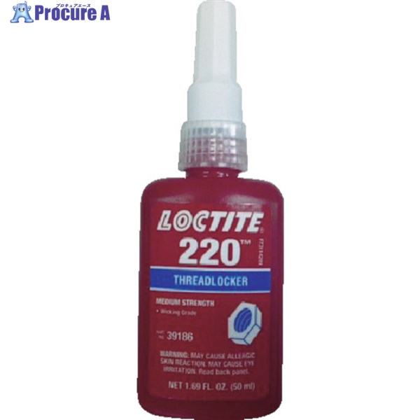 ロックタイト 220 低強度 後浸透 50ml 220-50 1本 ▼756-1113