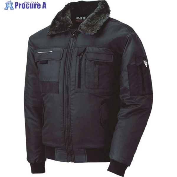 XEBEC 222 現場服 防寒ブルゾン L 黒 222-90-L 1着 ▼799-6004