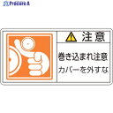 緑十字 PL警告ステッカー 注意・巻き込まれ注意カバーを PL-127(大) 50×100 10枚組 201127 1組 ▼815-1104
