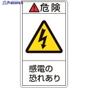 緑十字 PL警告ステッカー 危険・感電の恐れあり PL-205(大) 100×55mm 10枚組 201205 1組 ▼815-1121