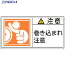 緑十字 PL警告ステッカー 注意・巻き込まれ注意 PL-126(小) 35×70mm 10枚組 203126 1組 ▼815-1215