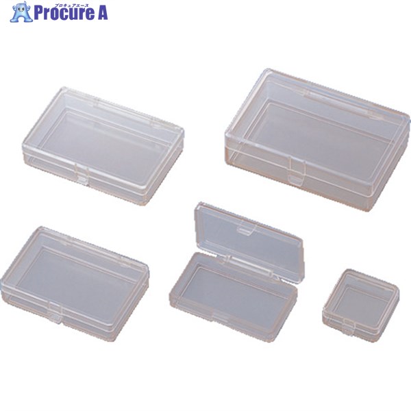 AS ヒンジ付角型ケース(帯電防止)H-4N型 (30個入) 1-9407-24 1箱 ▼828-6592