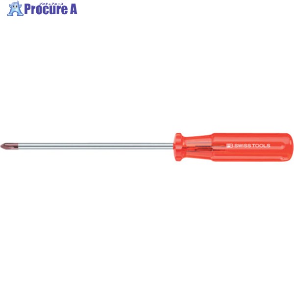 PBスイスツールズ 十字ドライバー 刃先＋2 全長360 190-2-250 1本 ▼828-7038