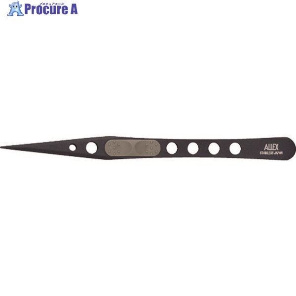 ALLEX ピンセット P-1F(フッ素コート) 21102 1本 ▼836-6526