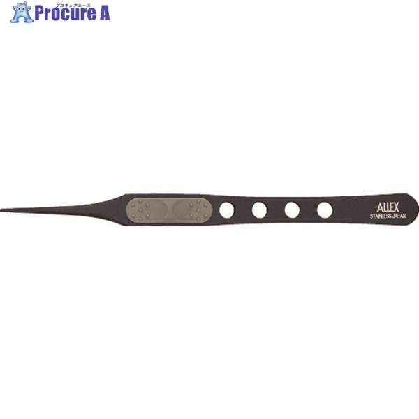 ALLEX ピンセット P-2F(フッ素コート) 21105 1本 ▼836-6527