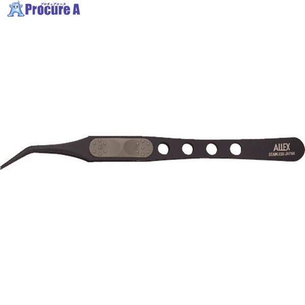 ALLEX ピンセット P-4F(フッ素コート) 21111 1本 ▼836-6529