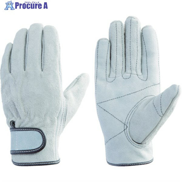 富士グローブ 牛床革手袋(袖口マジックタイプ) TZ-330 タフゼットマジック LL 1742 1双 ▼855-5177