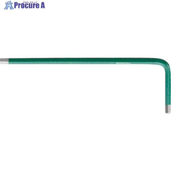 PBスイスツールズ 六角棒レンチ(レインボー)緑色 210-2RB 1本 ▼857-1214