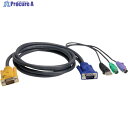 ATEN USB・PS/2コンボKVMケーブル SPHDタイプ 3m 2L-5303UP 1本 ▼115-2054