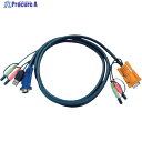 ATEN USB KVMケーブル オーディオ対応 SPHD KVM用 1.8m 2L-5302U 1本 ▼115-2056