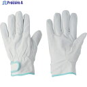 川西 豚本革手袋(袖口マジックタイプ) 豚レインジャー 内綿タイプ 1P Mサイズ 2390-M 1双 ▼123-6055