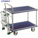 TRUSCO プレス製台車 ドンキーカート 2段式片袖タイプ740×480 ストッパー付 TAF-2付 304NS-TAF2 1台 ◇▼194-8208