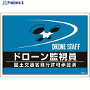 緑十字 差し込み式安全ベスト用台紙 ドローン監視員 ブルー DRD-2 210×297mm 2枚組 合成紙 237217 1組 ▼195-2929