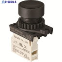 TRUSCO 押しボタンスイッチ Φ25 1b 黒 25P-1BM-BK 1個 ▼207-7728