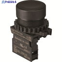 TRUSCO 【売切廃番】押しボタンスイッチ Φ30 1a 黒 30P-1AM-BK 1個 ▼207-7749