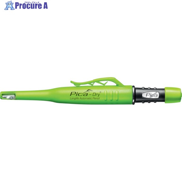 ピカマーカー 建築用シャープペンシル“Dry” 丸芯2.8mm 黒2B 3030 1本 ▼250-3563