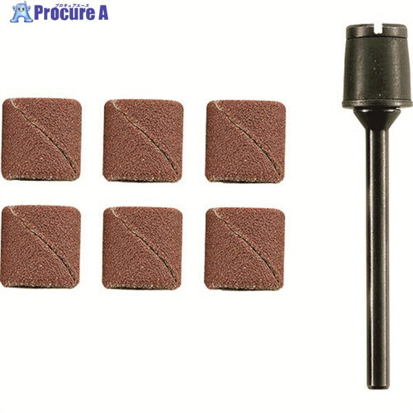 PROXXON マイクログラインダー用先端工具用先端工具 ロールペーパー6個 (シャフト付き) 円柱 26980 1S ..