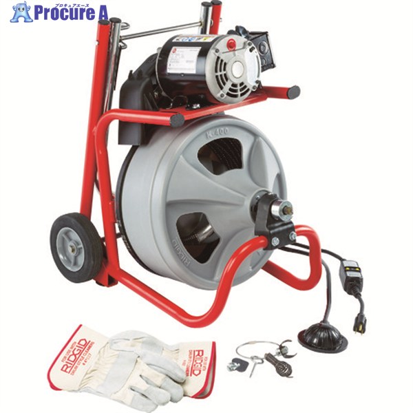 RIDGID ドレンクリーナー K-400W/C-31IW 26993 1S ▼405-3770 ※車上渡し