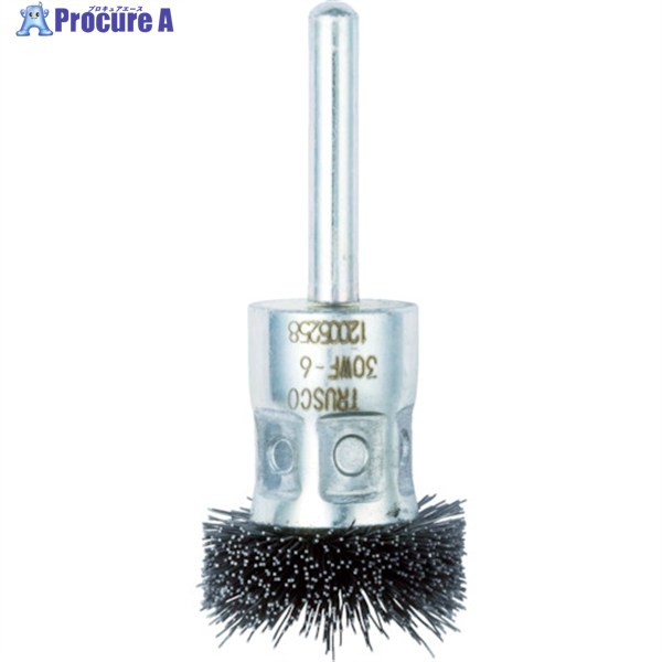 TRUSCO フラワー型 ワイヤーブラシ 30パイ 30WF-6 1個 ▼415-2646